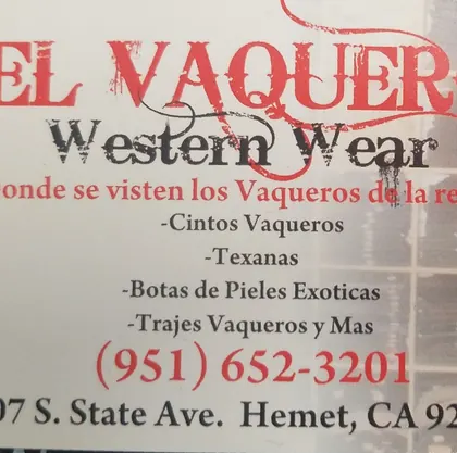 El Vaquero Western Wear, business photo 4